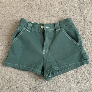 Teal/green carpenter shorts